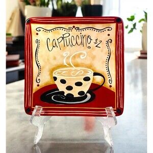 Certified International Lori Cappuccino Replacement Plate Square 8 1/2"
